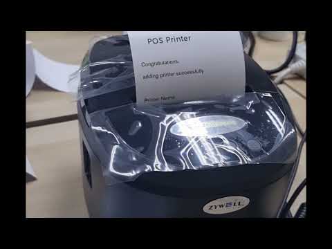 ZYWELL Printer Installation and Configure Beeping sound