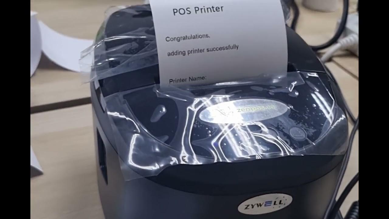 ZYWELL Printer Installation and Configure Beeping sound YouTube