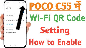 How to Enable Wi-Fi QR Code Setting in Poco C55 Phone | Wi Fi Qr Code Se Connect Kaise Kare |
