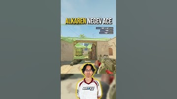 Alkaren using the Negev and pulling off a beautiful ACE  #cs2 #csgo #cs2clips #donk