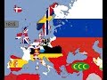 Europe: Timeline of National Flags: Part 2