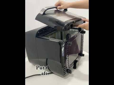 Chefman air fryer door cleaning and inspection