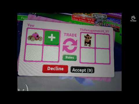 What would people trade for a princess carriage in adopt me? - YouTube