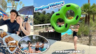 I went to a WATERPARK with my boyfriend... | VLOGGING ON RIDES*