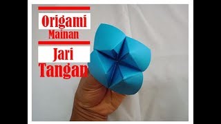 Cara Membuat Origami Mainan Jari Tangan