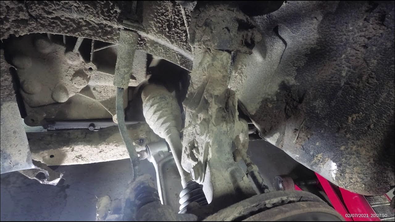 2008 chevy HHR lower control arm, A arm bushing replacement. YouTube
