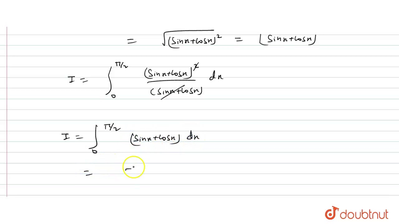 The value of `I=int_(0)^(pi//2)((sinx+cos)^(2))/(sqrt(1