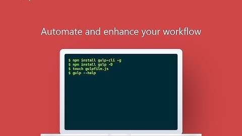 Website optimization with use of Gulp task runner.