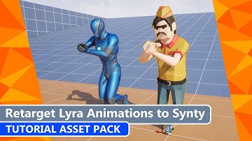 Retarget Unreal Lyra Starter Game Animations to Synty Characters Using a FREE Unreal 5 Retarget Pack