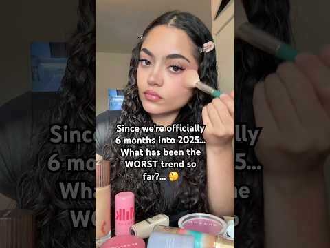 The WORST Trend Of 2025 Youtube Makeup Shorts