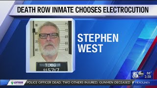 Steven West chooses electrocution for tomorrow