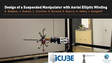 Design of a Suspended Manipulator with Aerial Elliptic Winding