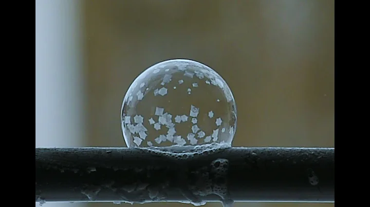 Watch soap bubbles freeze in Syracuse