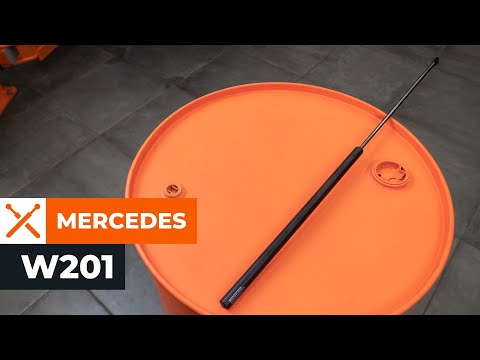 Cómo cambiar los amortiguador de capó en MERCEDES W201 [VÍDEO TUTORIAL DE AUTODOC] @autodoces