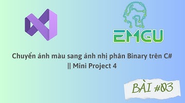 CHUYỂN ẢNH MÀU SANG NHỊ PHÂN (BINARY) TRONG C# | MINI PROJECT 4