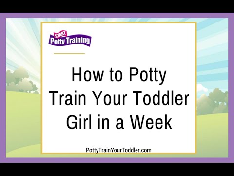 how to potty train a girl in a week