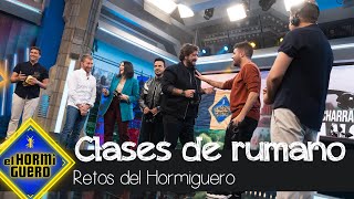 Clase de rumano para Laura Pausini, Luis Fonsi, Antonio Orozco y Pablo López - El Hormiguero