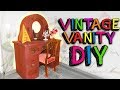 CARDBOARD FURNITURES: AWESOME VINTAGE VANITY WITH MIRROR DIY ONLY USING CARTON BOXES CARDBOARD FURNITURES: AWESOME VINTAGE VANITY WITH MIRROR DIY ONLY USING CARTON BOXES