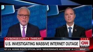 Rep. Schiff Discusses Cyber Attack on American Internet Companies on CNN