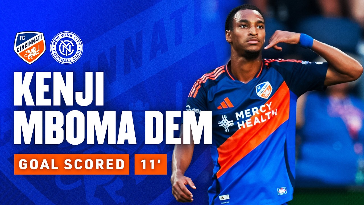 Kenji Mboma Dem GOAL 11' | New York City FC | 8/19/26