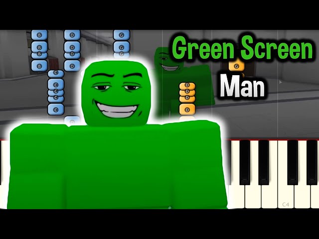 Blue Screen Man And Green Screen Man ft TiffanastI's world 