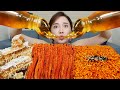 [Mukbang ASMR] 불닭 🔥 산낙지 구이 & 요즘 유행하는 꿀젤리 만들기 🍯 Frozen Honey Jelly Trend Recipe Octopus Ssoyoung