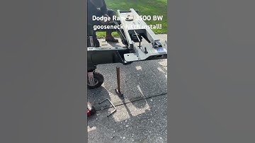 Dodge Ram 🐏 3500 BW gooseneck Hitch Install!
