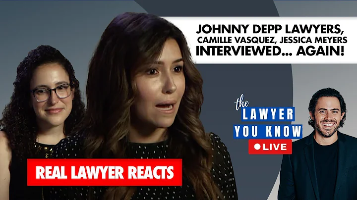 LIVE!: Real Lawyer Reacts: Johnny Depp Lawyers, Ca...