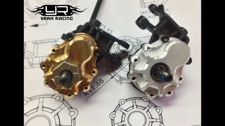 YR portal cover for Traxxas TRX-4 RC Car, aluminium & copper version [ Sneak Peek ]