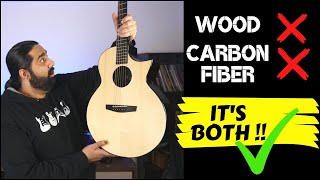 Hybrid Acoustic Guitar Made From Wood amp Carbon Fiber Enya EA X2C Pro Review