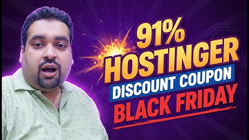 91% Buy Hostinger Hosting [2025] | Exclusive Coupon Codes & Discounts with Black Friday Deals