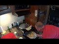 Homemade RV Pizza and custom pizza stone