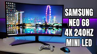 Samsung Neo G8 MiniLED Monitor First Impressions