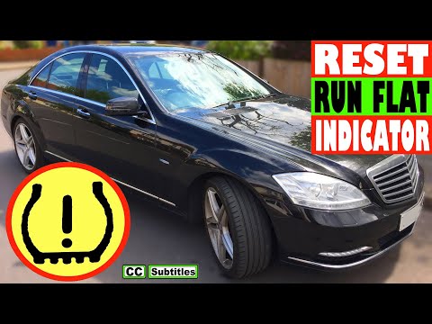 How to reset Run Flat Indicator on Mercedes S-Class