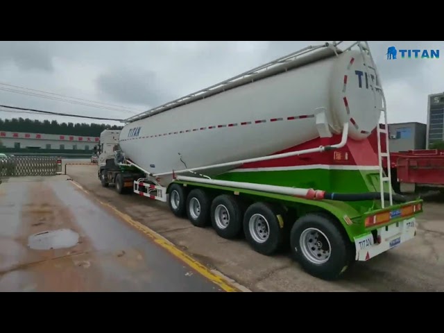 60CBM Bulk Lime Powder Tanker Semi Trailer - Bulker Cement