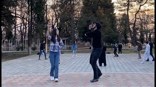 Lezginka Zaqatala Park 2024 Девушки Танцуют Круто Лезгинка Чеченская FATOSH ALISHKA Chechen Dance