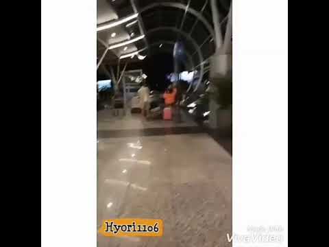 Ryu Jun Yeol At Ngurah Rai Airport Bali Indonesia