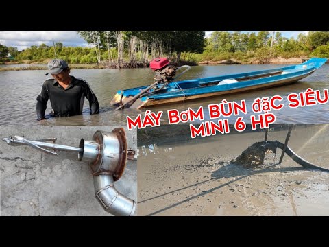 Video Máy bơm bùn đặc Siêu mini 6 HP _ Review từ A đến Z quá... - youtube