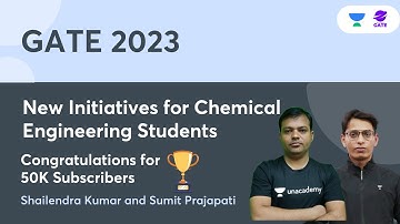 New Initiatives for Chemical Engineering Students | Shailendra Kumar & Sumit Prajapati | Planet GATE