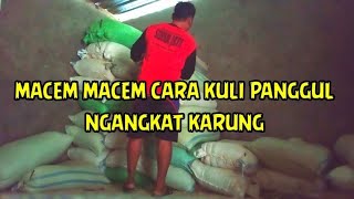 macam macam cara angkat kuli panggul