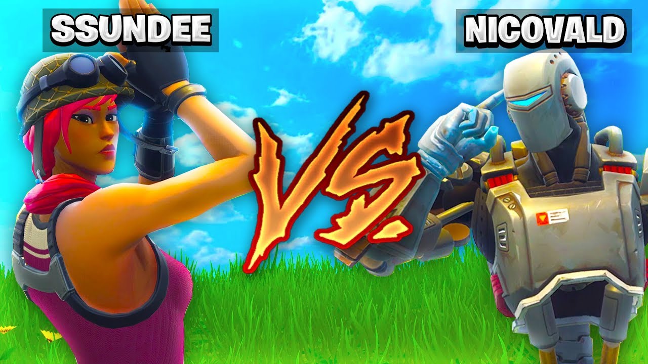 Ssundee Vs Nico 1v1 Challenge In Fortnite Battle Royale Youtube - ssundee roblox fortnite