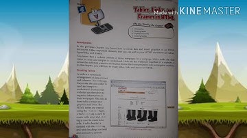 Class-8 Chapter-4(Tables, Links,and Frames in HTML)