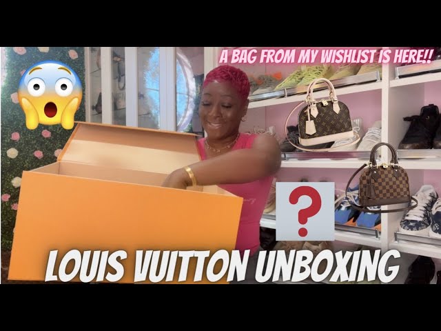 Louis Vuitton Noe Damier Azur from Fashionphile: Unboxing 