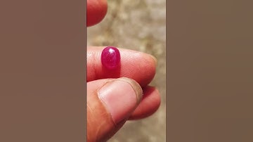 ruby Yên Bái đỏ đẹp nhỏ xinh khối cao 800k #gemstone #ruby