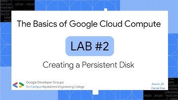 [The Basics of Google Cloud Compute] #Lab2 | Creating a Persistent Disk