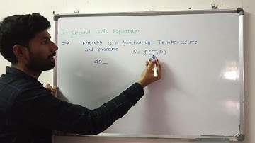 Tds equation based on Entropy and Maxwell