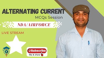 Alternating Current MCQs || AC MCQs || Class 12 Chapter 7 Physics || NDA || Airforce