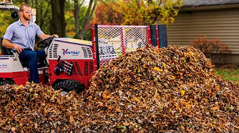 The Leaf Plow saves hours of labor and time. 