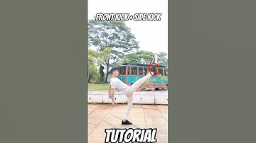 Front Kick + Side Kick #shortvideo #shorts #youtubeshorts #ytshorts #tutorial #training #selfdefense