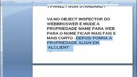 Criando um Navegador Básico no Delphi (By XD Delphi BR)